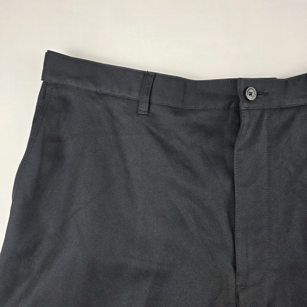 PGA Tour Men's Size 38 Chino Golf Shorts Black Polyester SA3469 4 pocket - Picture 2 of 14
